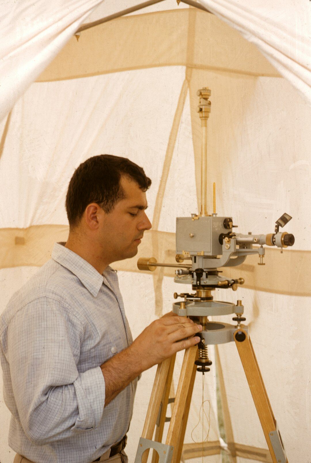 Studio portrait of a German man in his 50s, survey methodologist