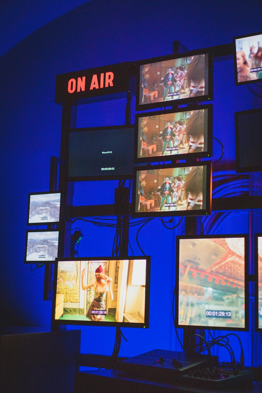 news report on tv