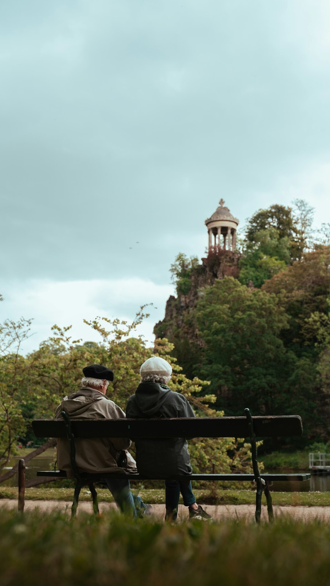 elderly people in park
